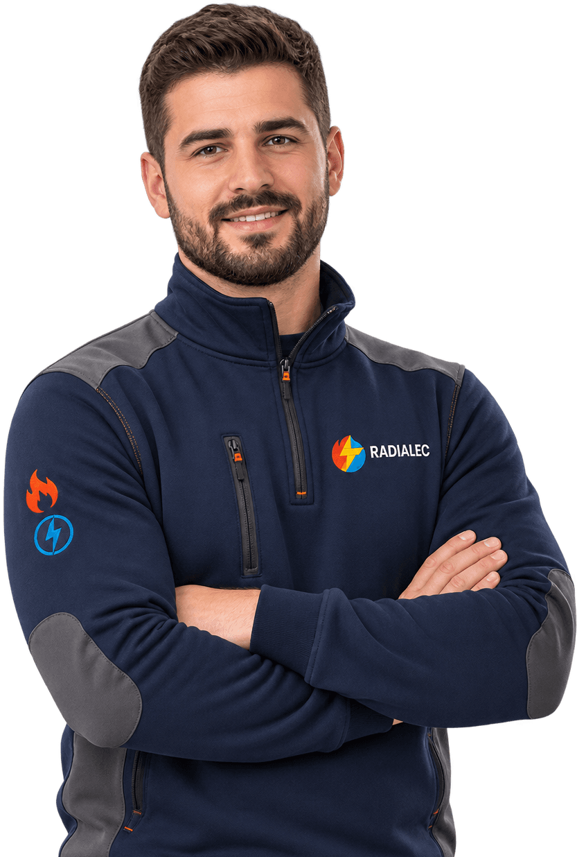 Technicien Radialec souriant